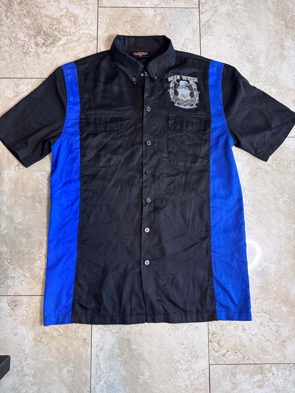 Biker's Pride 80th Anniversary Daytona Bike Week Work Shirt